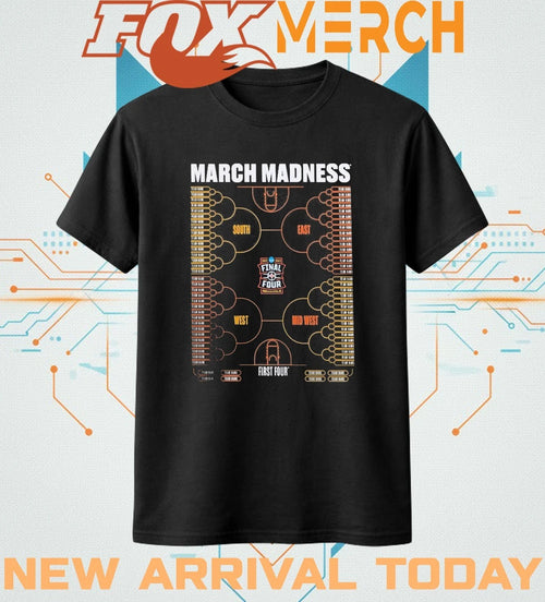 2026 NCAA Men’s Basketball Tournament March Madness Bracket shirt