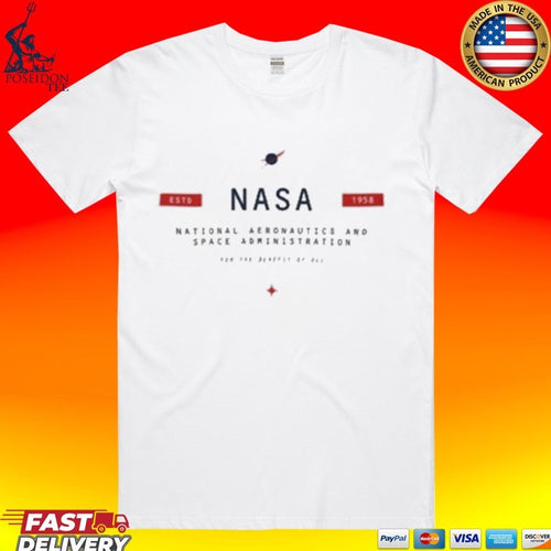 2046 Print Nasa Engineer Ringer T-shirt