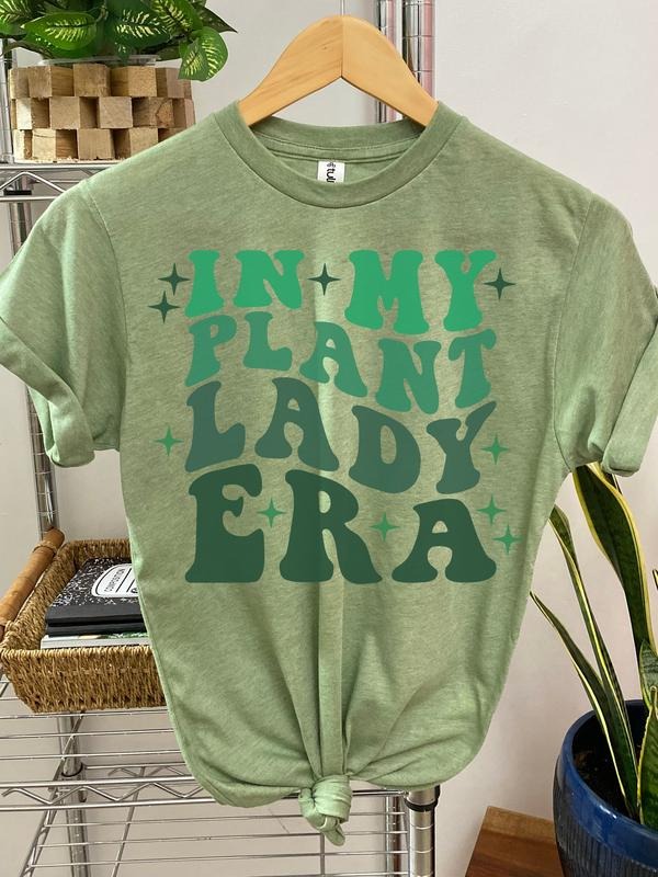 #205 - In My Plant Lady Era - Print Unisex Crew neck Tee T-shirt Hoodie, Sweatshirt | TeeBloomCo.com