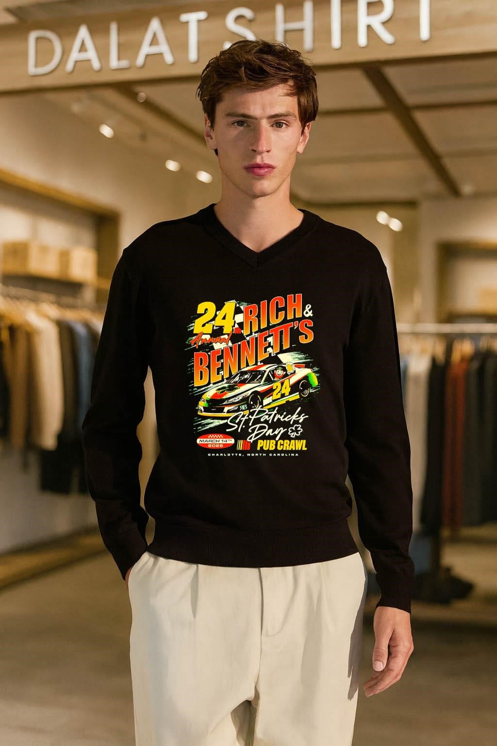 24th Annual Rich and Bennett’s St. Patricks Day Pub Crawl shirt