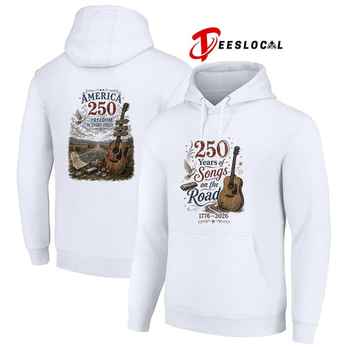 250 years of songs on the road freedom in every verse shirt
