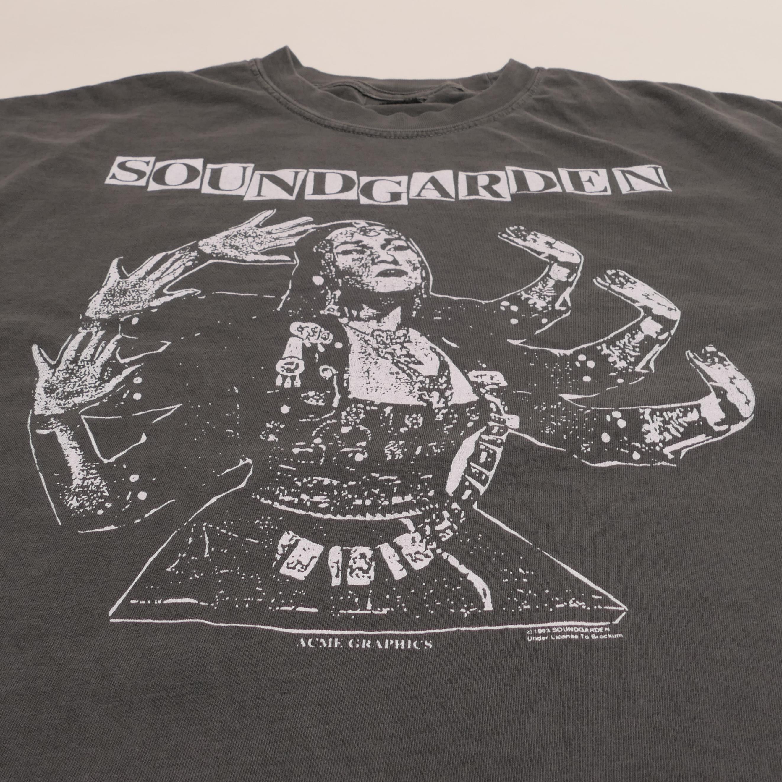 Soundgarden Band Tee Louder Love Mahakala Tibetan Buddhism Alternative American Rock Roll Grunge Sub Pop Ultra Faded Xl (4)