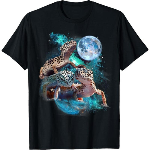 3 Moon Gecko Funny Reptile Leopard Lizard Geckos Art Novelty T-Shirt Hoodie, Sweatshirt | TeeBloomCo.com