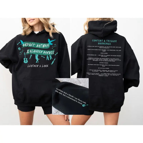 3-sided Bookish Hoodie, Butcher & Blackbird Sweatshirt, Smut Gift Book Sweatshirt, Dark Romance, Romantasy T-Shirts