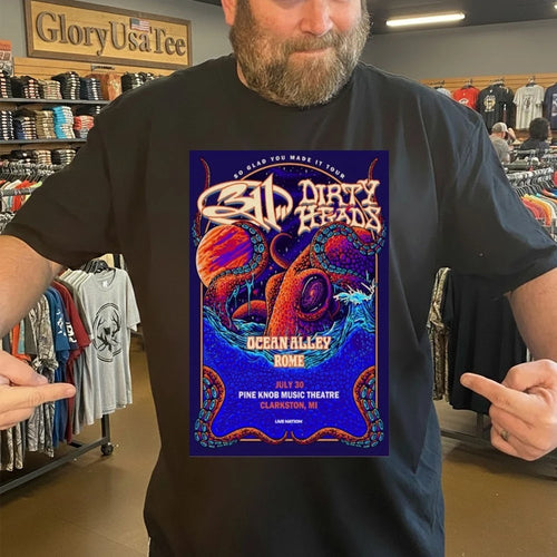 311 and Dirty Heads So Glad You Made It Tour 2026 Clarkston, MI Poster Shirt