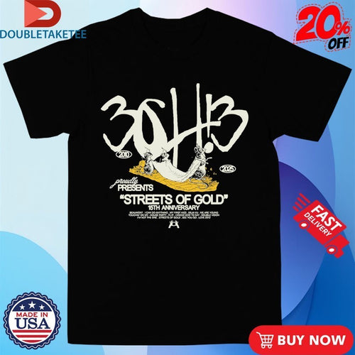 3OH!3 Streets Of Gold 15th Anniversary Rats Shirts