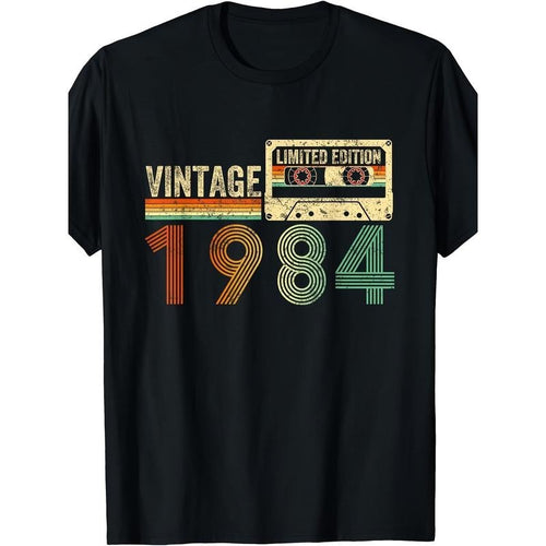 40 Year Old Gifts Vintage 1984 40th Birthday Cassette Tape T-Shirt Made in USA Hoodie, Sweatshirt | TeeBloomCo.com