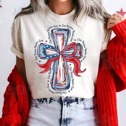 4th of July Coquette Bow Shirt, Retro America 4th of July, Memorial Day Shirt, Girly USA, Independence Day Shirt Hoodie,...