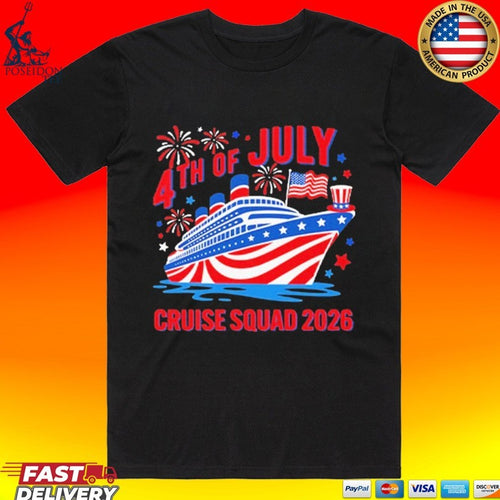 4th Of July Cruise Squad 2026 T-shirt