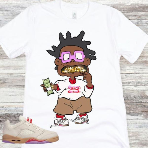 5 Low Peanut Butter and Jelly Sneaker Match Shirt, Pale Ivory Fusion Red Desert Rush Fuchsia Hoodie, Sweatshirt
