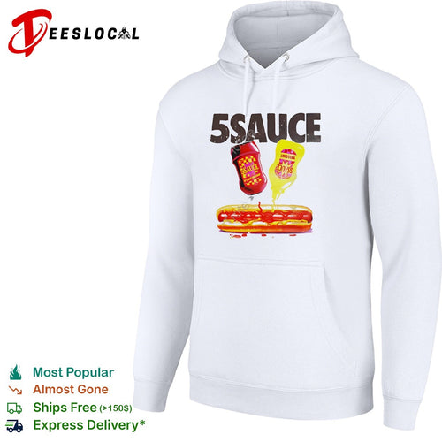 5 Sauce Hot Dog it is not ketchup and yellow mustard food shirt