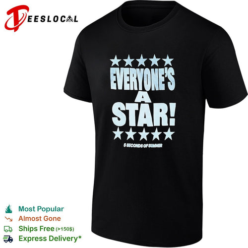 5 Seconds of Summer everyone is a star shirt