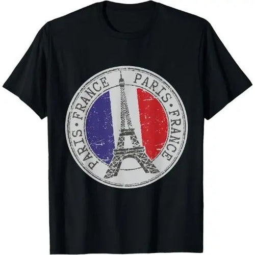583 Paris France Eiffel Tower Travel T-Shirt T-Shirt Made in USA Hoodie, Sweatshirt | TeeBloomCo.com