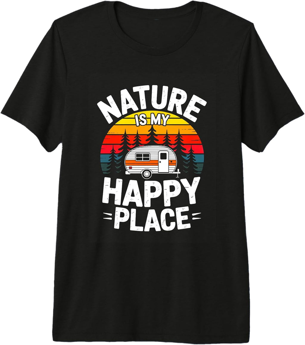 Camping Nature Lover Retro Camper