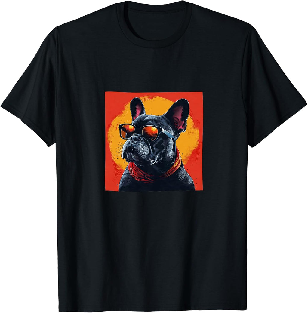 French Bulldog Sunglasses Retro Colorful Merch