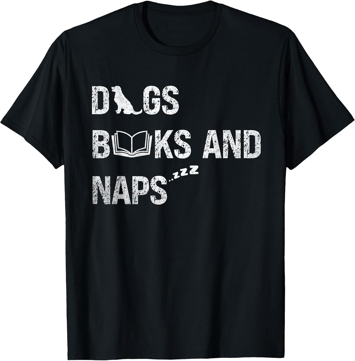 Dogs Books And Naps Dog Book Lover Graphic