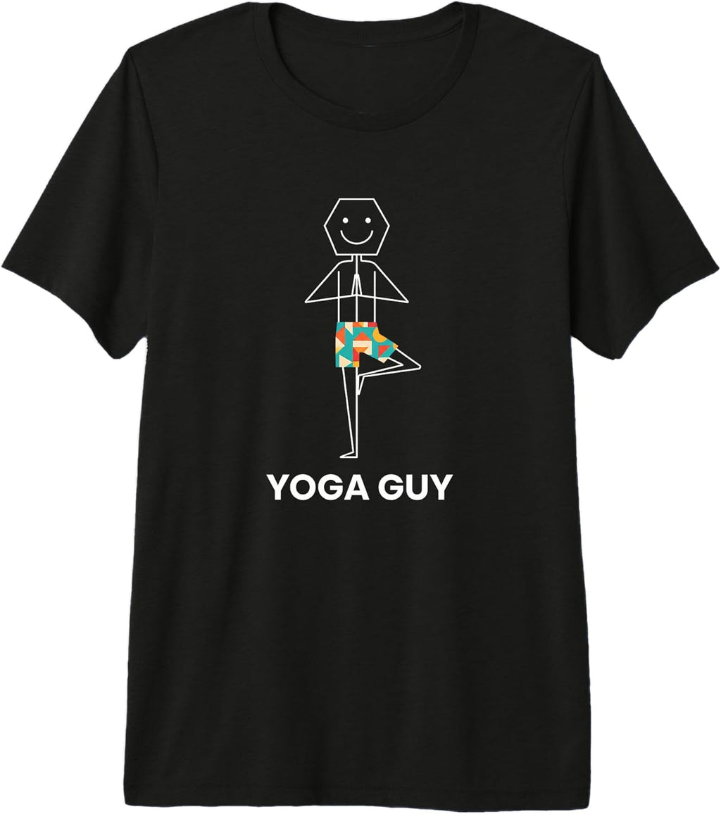 Yoga Guy Wellness Funny Fitness Meditation Stretch