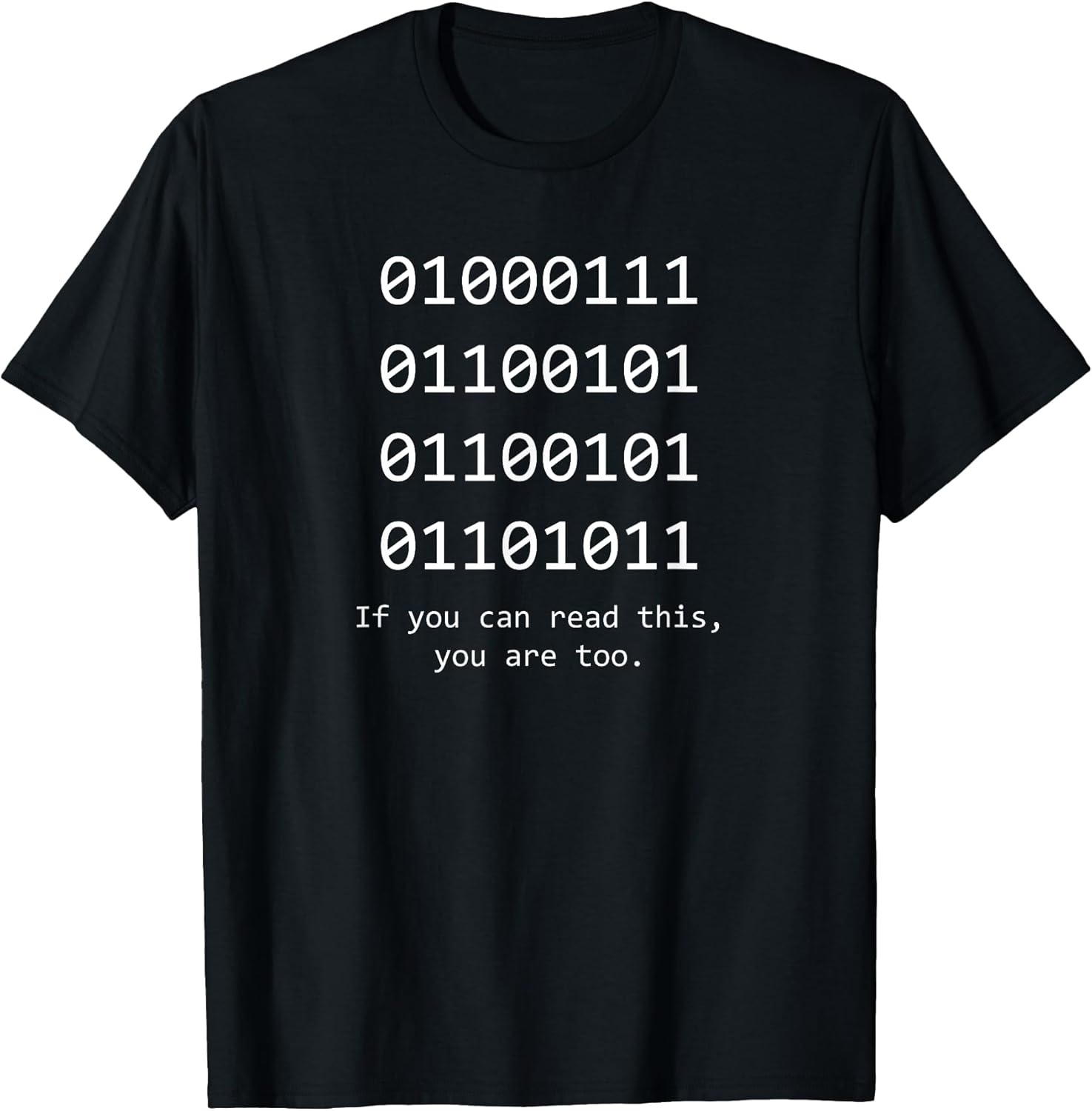 Computer Binary Programmer and developer Geek Tees