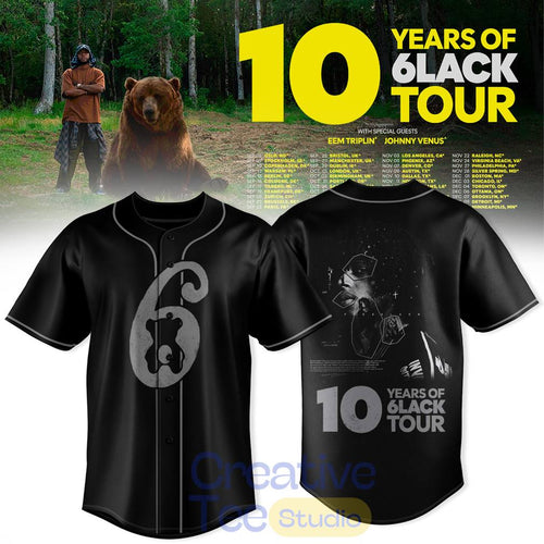 6LACK “10 Years of 6LACK” World Tour Special Jersey