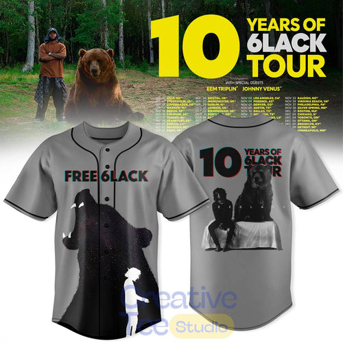 6LACK “10 Years of 6LACK” World Tour Special Jersey