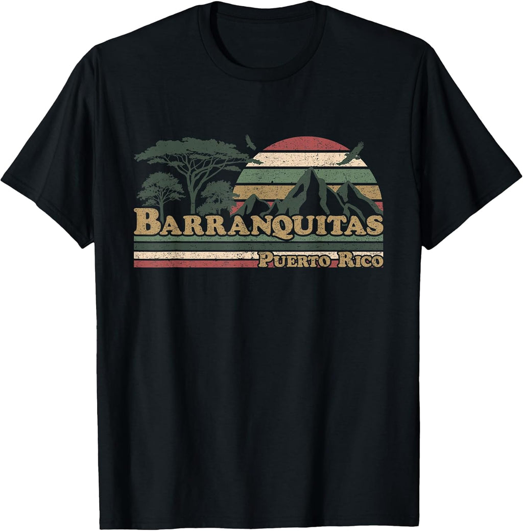 Vintage Boricua Nature Sunset Merch.
