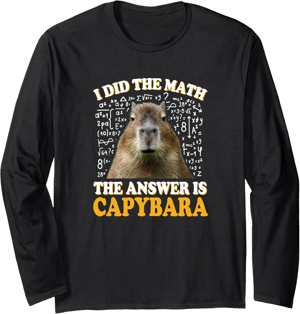 Funny Teacher Capybara Gifts T Shirts & Hoodies