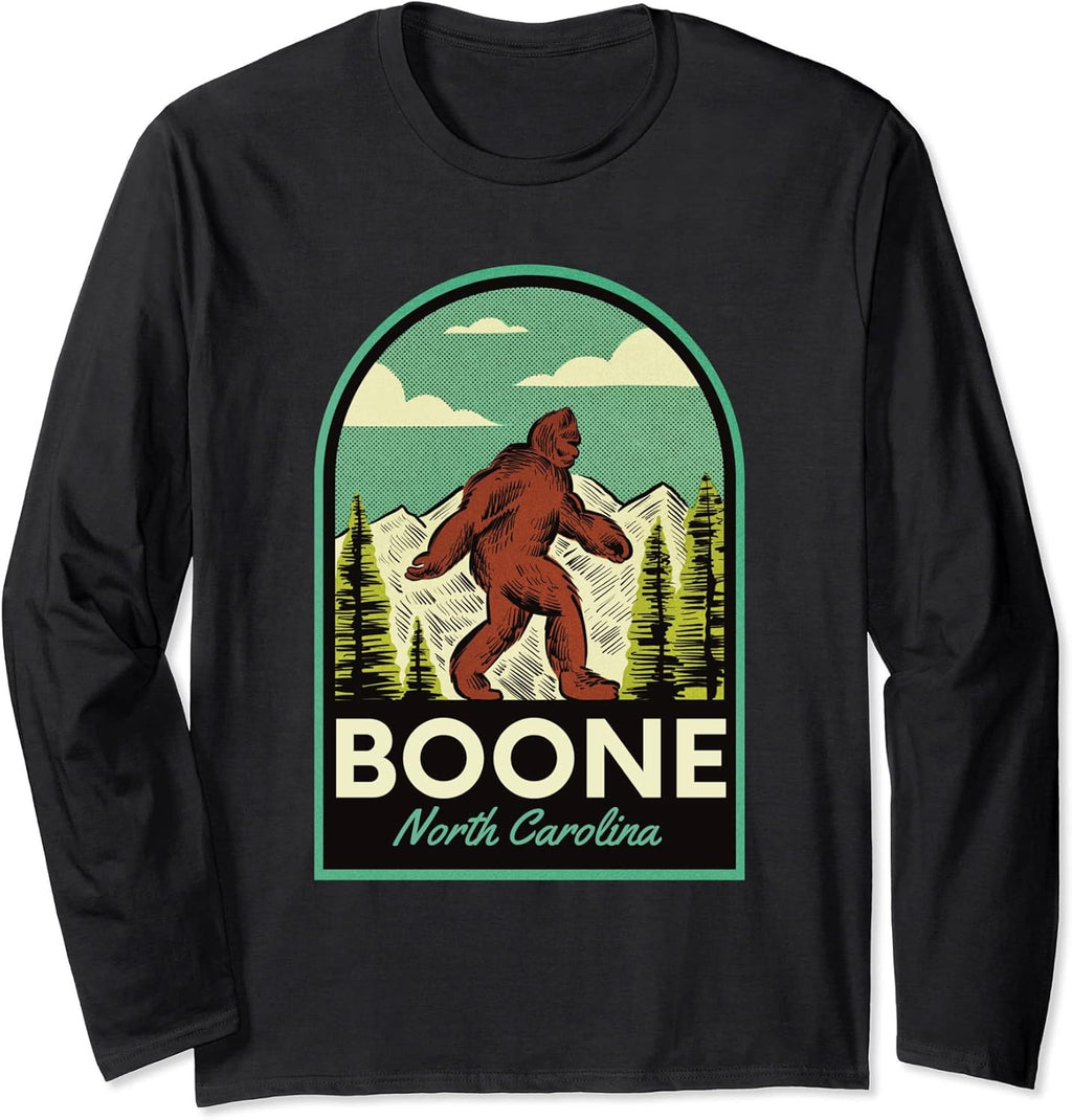 Boone NC Vintage Bigfoot Merch