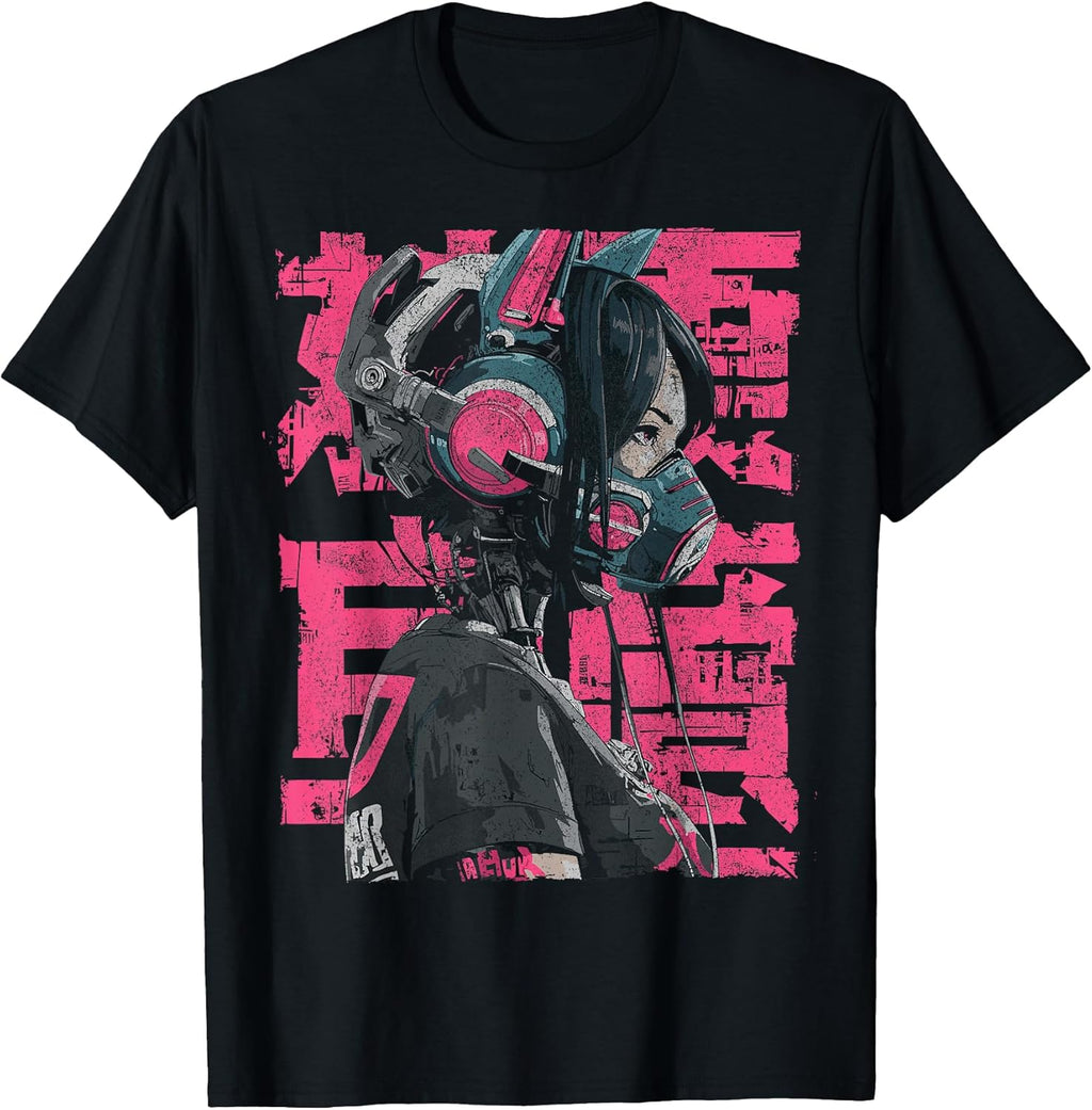 Anime Merch Cyberpunk Aesthetic Harajuku Outfits