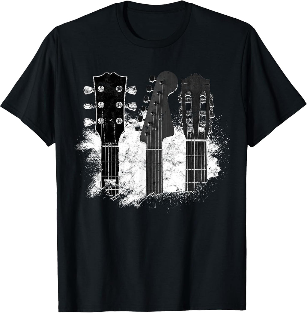 Guitar Tshirt Men Women Guitarist Bass Heavy Metal