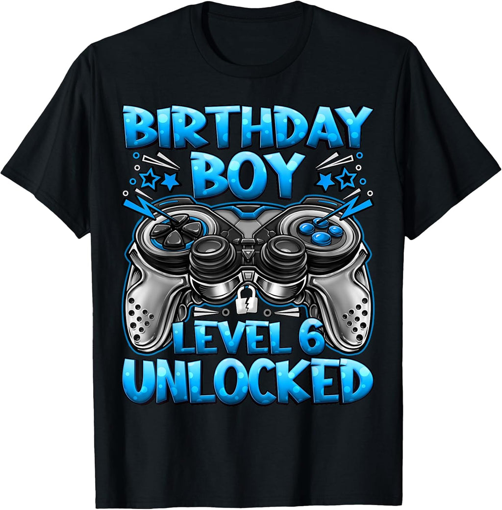 Birthday Boy Level Unlocked Gaming Birthday HH