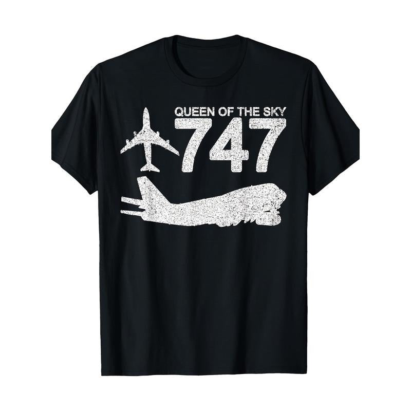 747 Jumbo Jet Aviation Plane Spotting T-Shirt Made in USA Hoodie, Sweatshirt | TeeBloomCo.com