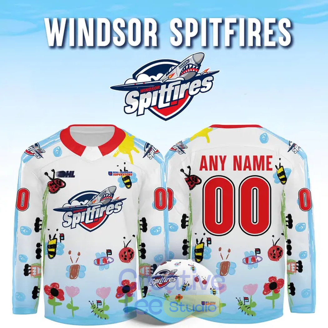 Windsor Spitfires Special New 2026 Custom Hockey Jersey