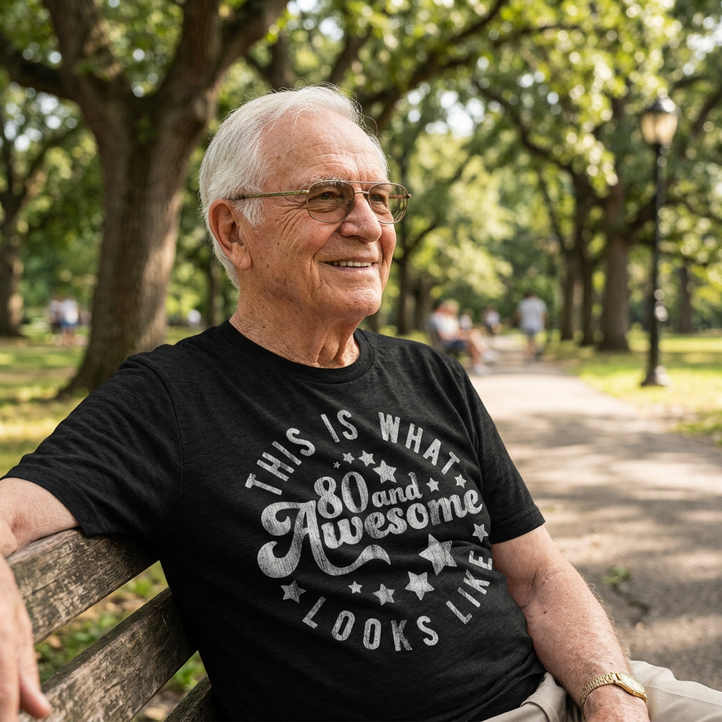 This Is What 80 And Awesome Looks Like Men's T Shirt