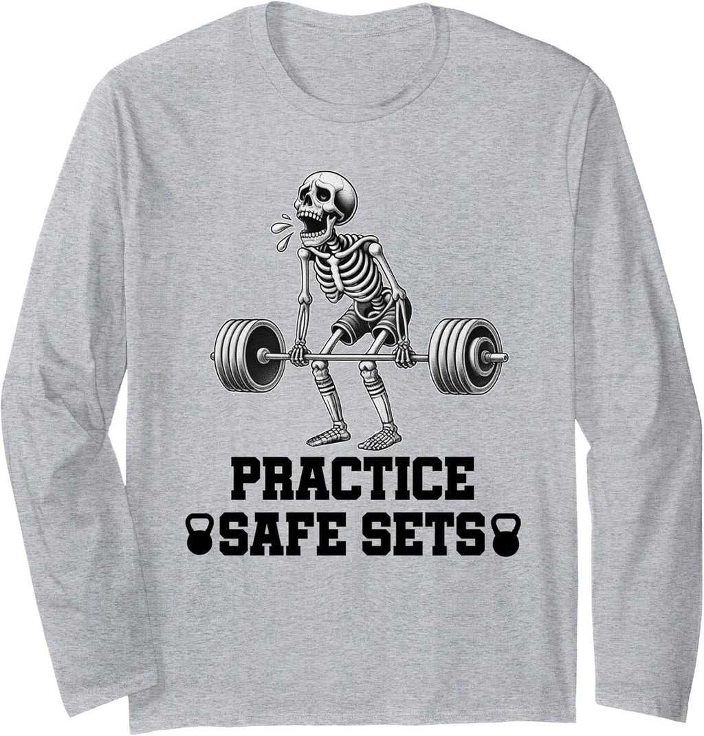 Practice Safe Sets Funny Gym Merch