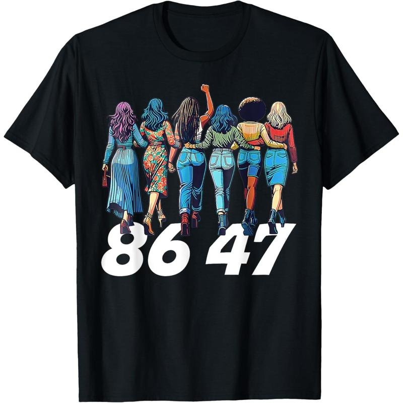 86 47 Anti Trump Funny Womens Girls T-Shirt Hoodie, Sweatshirt | TeeBloomCo.com