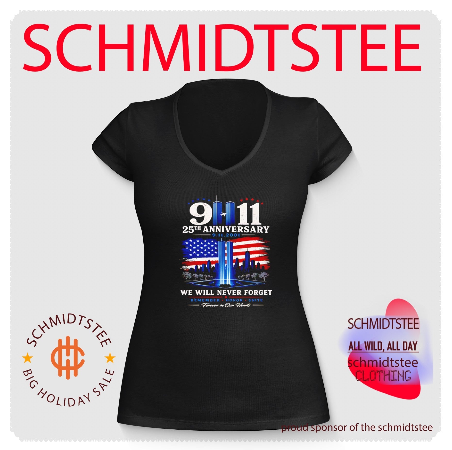9.11 25th Anniversary We Will Never Forget Twin Towers Tribute shirt