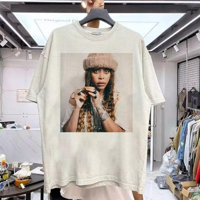 90s Erykah Badu Tshirt, Erykah Badu Gift For Men Women Tshirt S-5XL KH3705 Hoodie, Sweatshirt | TeeBloomCo.com