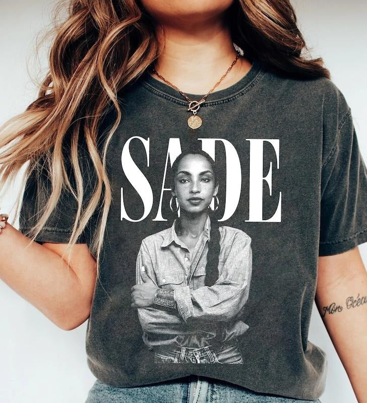 90s Vintage Sade Shirt, Sade Adu Unisex Tshirt, SADE Tour Crewneck Tshirt, Sade Pop Music Fan shirt, Gift for men women...