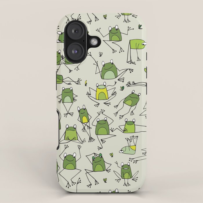Funny Frogs iPhone Case Gallery Image 1