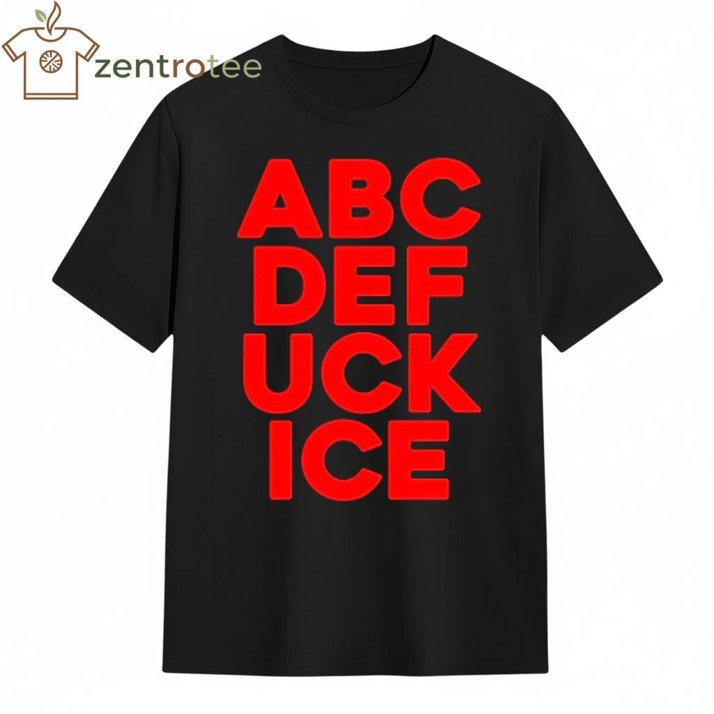ABCDE Fuck ICE shirt