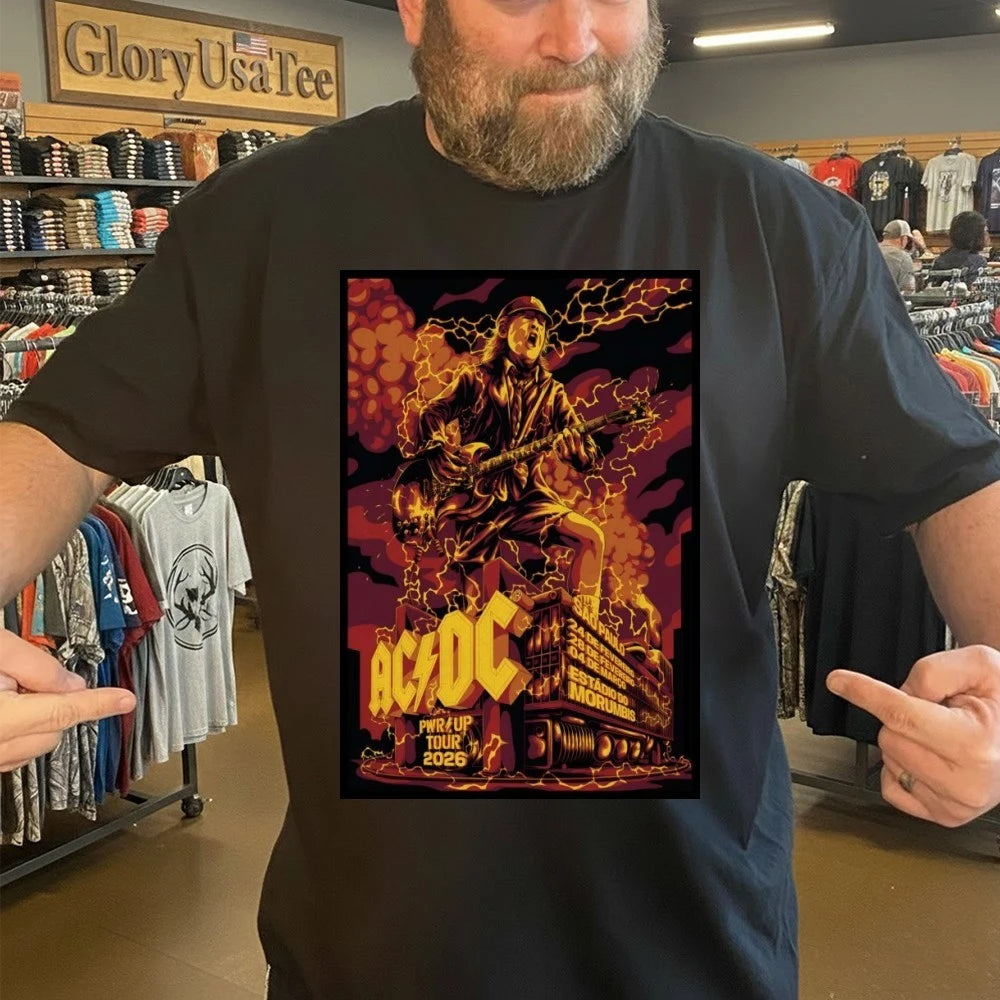 AC DC PWR Up Tour São Paulo, Brazil Mar 4 2026 Poster Shirt