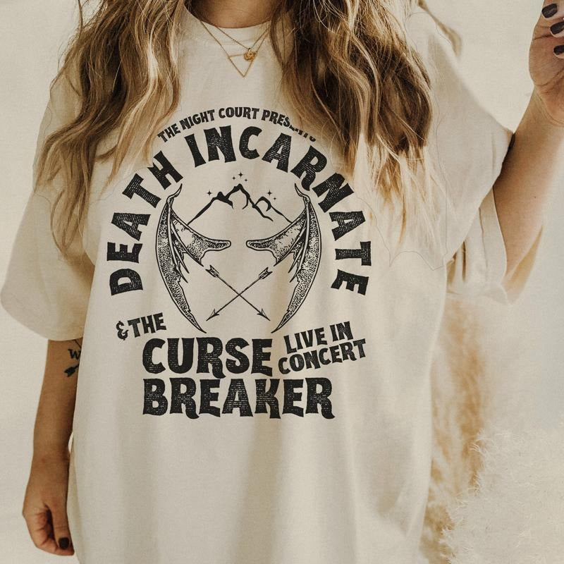 ACOTAR T-Shirt Distressed Band Tee Rhysand Bat Boys T-Shirt Velaris Shirt Acotar Gifts SJM Merch SJM Universe Sarah J...