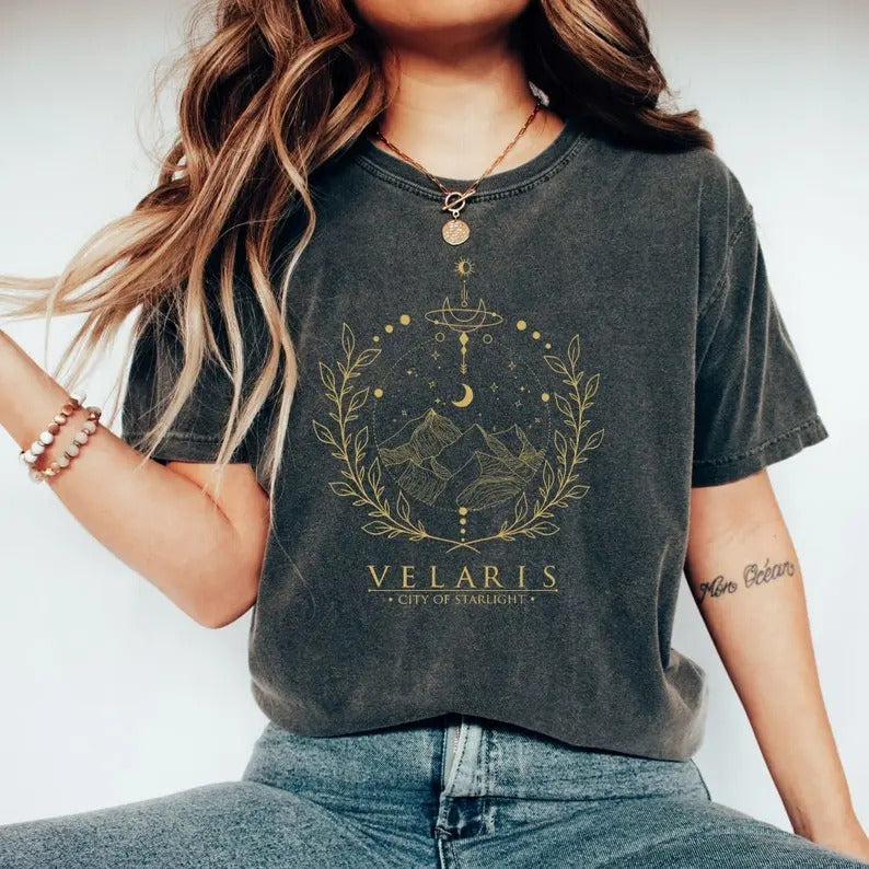 ACOTAR Velaris Merch, The Night Court tshirts, A Court Of Thorn And Roses Shirts, Illyrians Of The Night Court Shirts,...