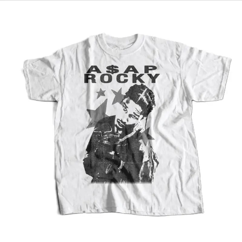 ASAP Rocky T-shirt, asap Graphic Tee, Rocky Merch, Rap Shirt, vintage, unisex gift, Concert T-Shirt, Unisex T-Shirt,...