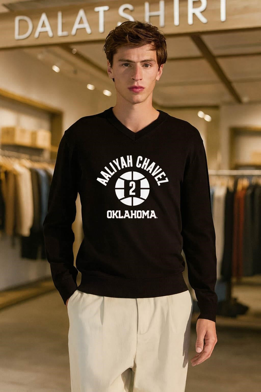 Aaliyah Chavez Number 2 Basketball Oklahoma Women’s Sports shirt