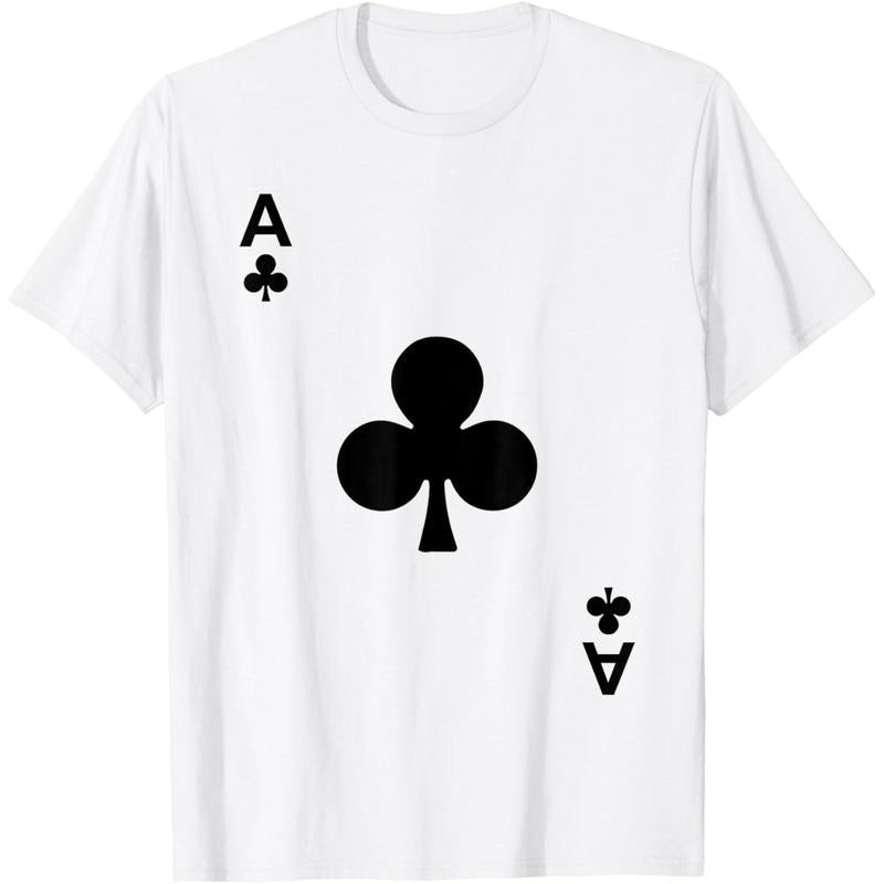 Ace of Clubs Tshirt Blackjack Cards Poker 21 A Tee shirt T-Shirt made in usa Hoodie, Sweatshirt | TeeBloomCo.com