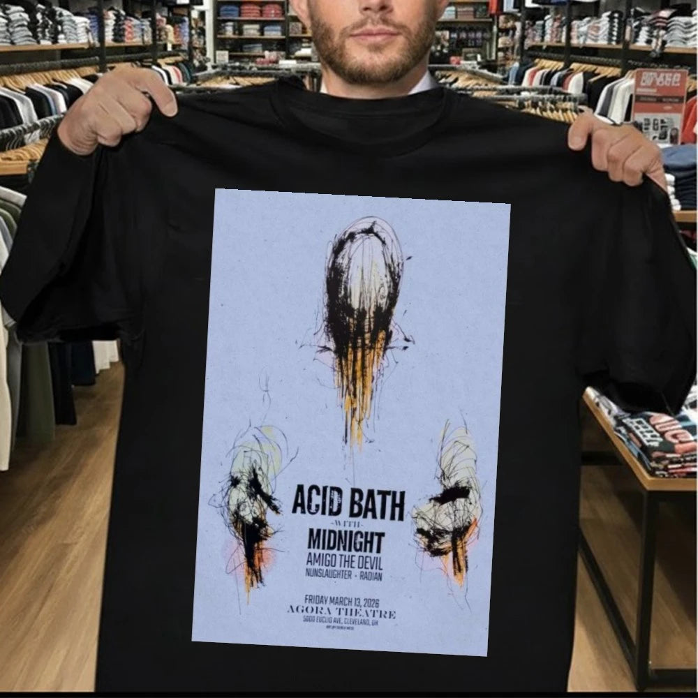 Acid Bath Agora Theatre March 13 2026 Poster Shirt