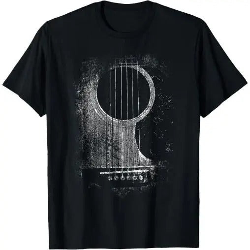 Acoustic Guitar Player Six String Classic Rock & Roll T-Shirt Made in USA Hoodie, Sweatshirt | TeeBloomCo.com