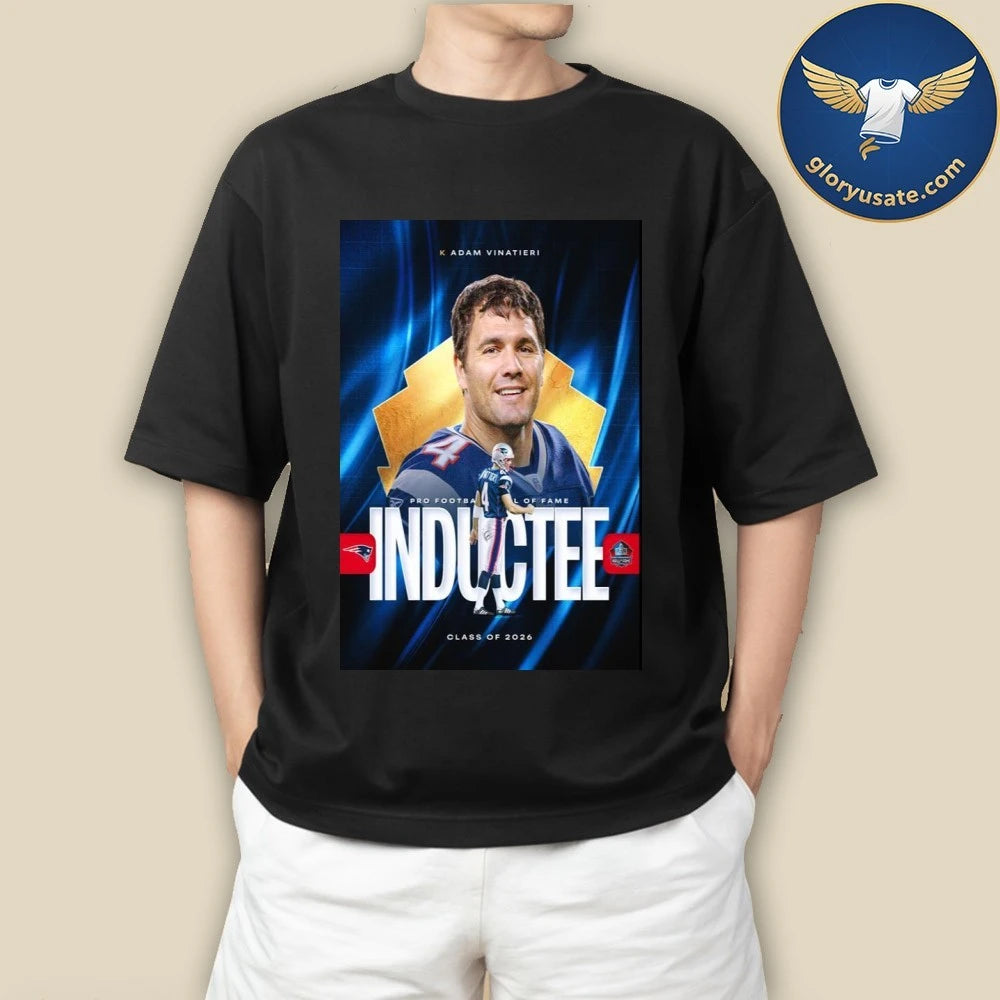 Adam Vinatieri Class Of 2026 Pro Football Hall of Fame Poster Shirt