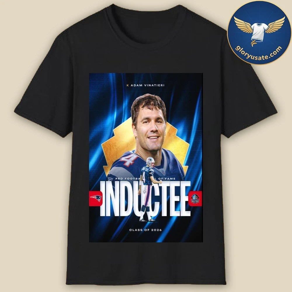 Adam Vinatieri Class Of 2026 Pro Football Hall of Fame Poster Shirt
